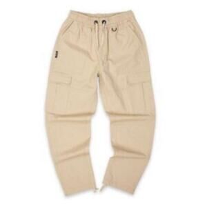 Jiberish Ripstop Mens Cargo Flight Tan Pants Size L